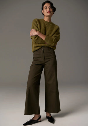 FINLEY CREW KNIT - KHAKI