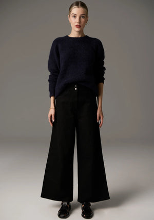 FINLEY CREW KNIT - INK