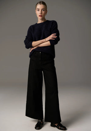 FINLEY CREW KNIT - INK