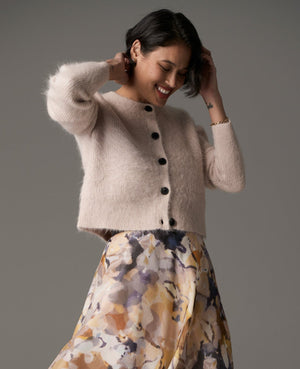 FINLEY CARDIGAN - BLUSH