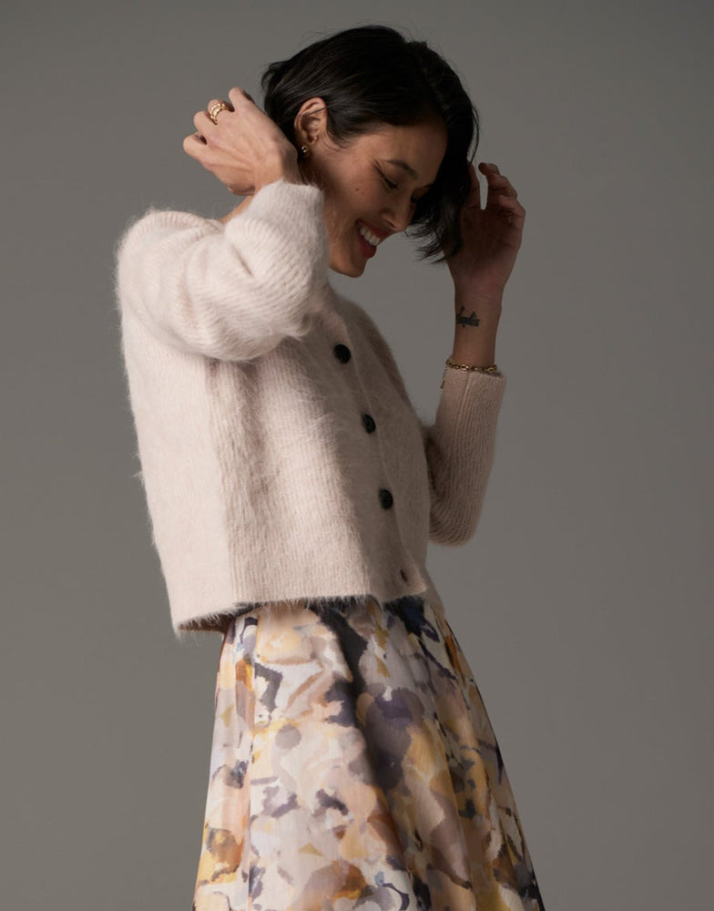 FINLEY CARDIGAN - BLUSH