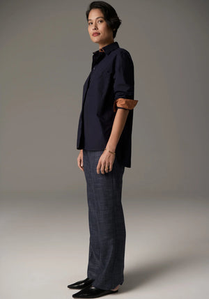 INDUS SHIRT - INK/TOFFEE