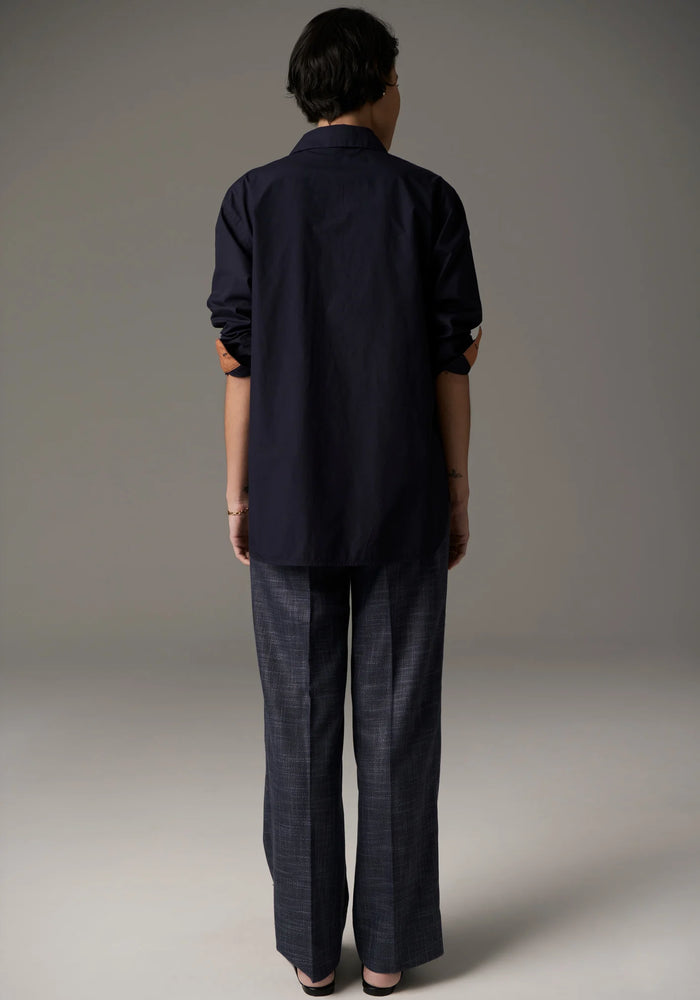 INDUS SHIRT - INK/TOFFEE