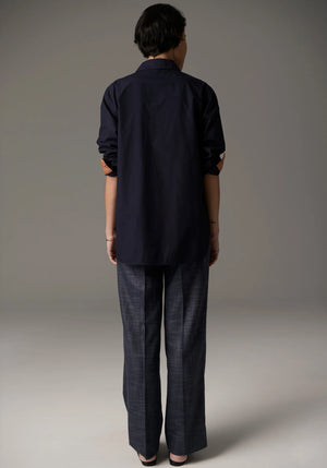 INDUS SHIRT - INK/TOFFEE