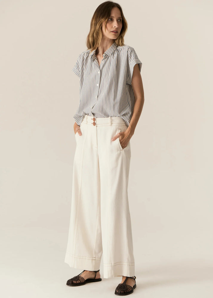 CARSEN FULL LENGTH PANT - ECRU