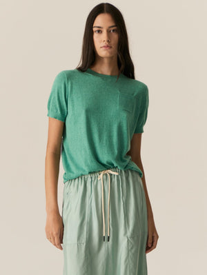 PATCH POCKET TEE - GREEN