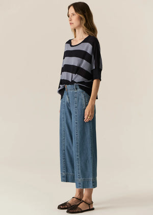CARSEN CROP PANT - LIGHT WASH