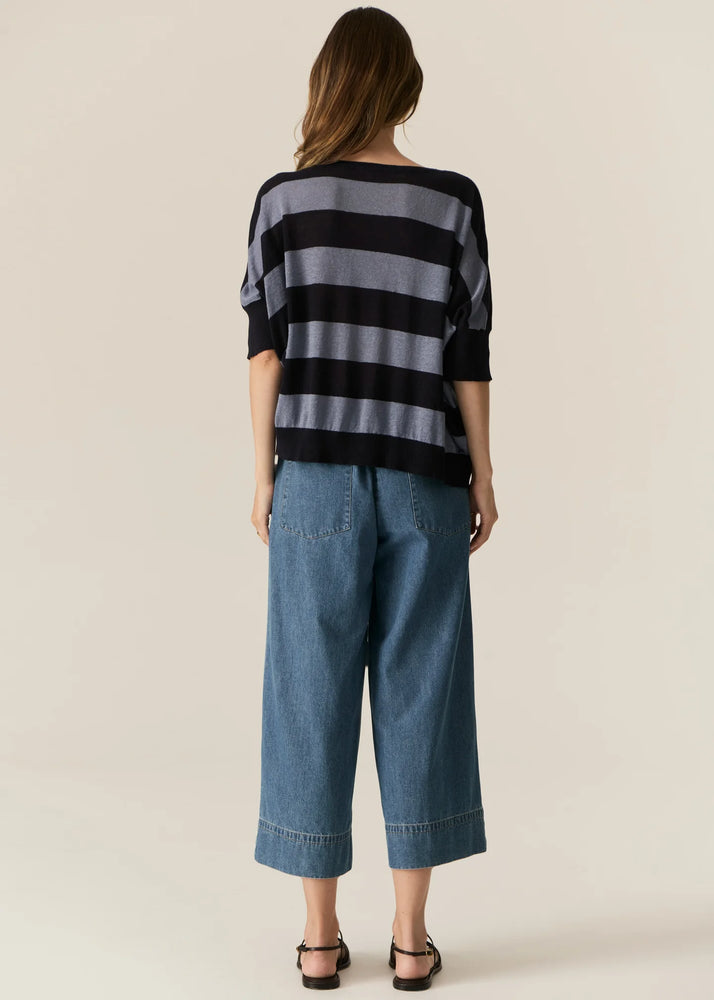 CARSEN CROP PANT - LIGHT WASH