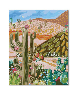PAINT BY NUMBERS - CACTUS COUNTRY