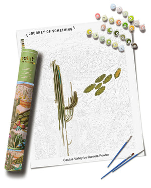 PAINT BY NUMBERS - CACTUS COUNTRY
