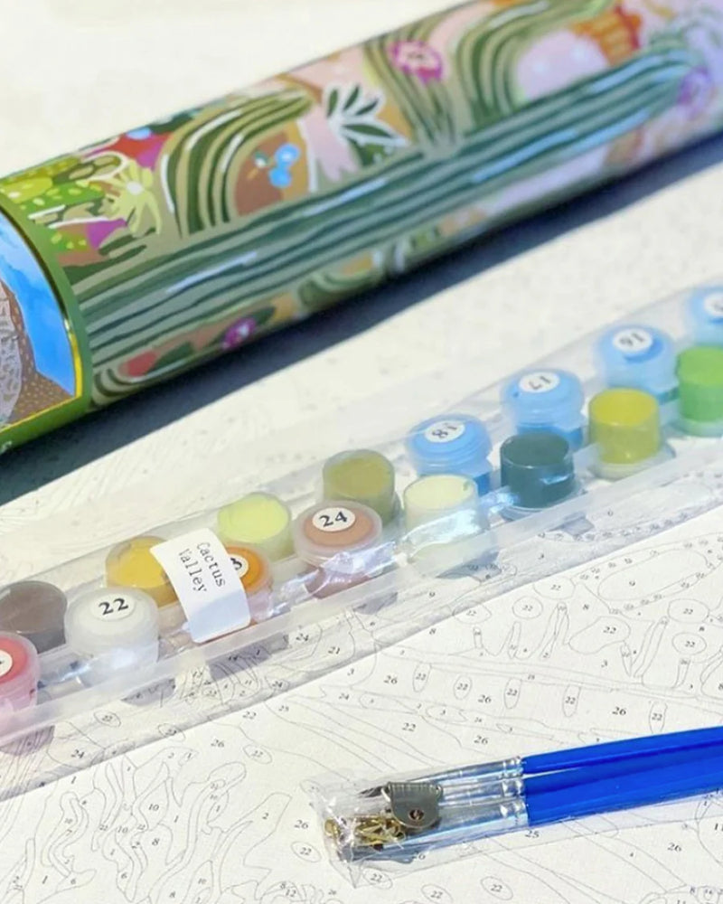 PAINT BY NUMBERS - CACTUS COUNTRY