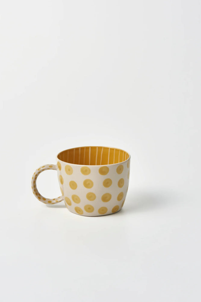 CHINO MUG MUSTARD DOT