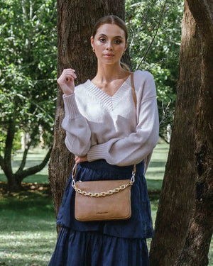 SAMANTHA  CROSSBODY - VINTAGE TAN
