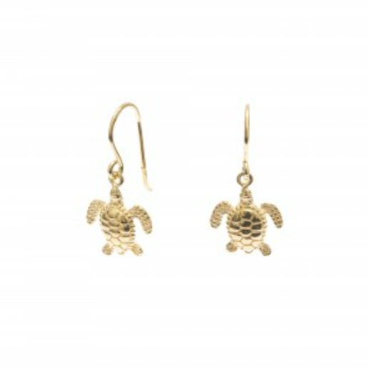 TURTLE GOLD EARRINGS