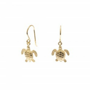 TURTLE GOLD EARRINGS