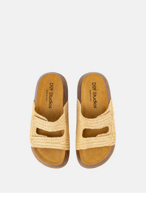 DOF - TROPEA SANDAL - SAND RAFFIA