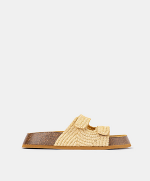 DOF - TROPEA SANDAL - SAND RAFFIA