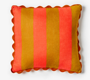 BIG STRIPE ORANGE CUSHION