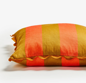 BIG STRIPE ORANGE CUSHION