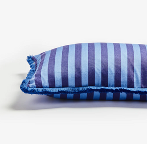 THIN STRIPE BLUE CUSHION