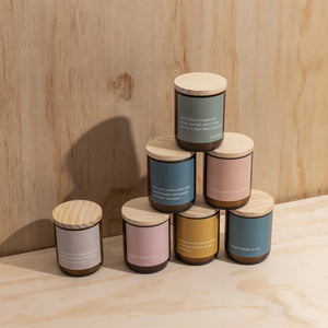 GOOD, KIND & HAPPY." SOY CANDLE 260G