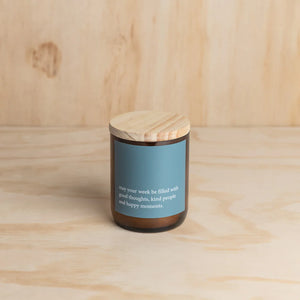 GOOD, KIND & HAPPY." SOY CANDLE 260G