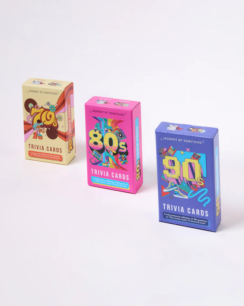 80'S TRIVIA CARDS