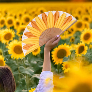 SUNFLOWER - HAND FAN