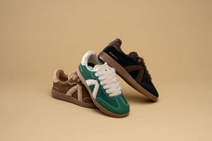 ELITE CLASSIC - GREEN/ CREAM SHERPA SNEAKERS