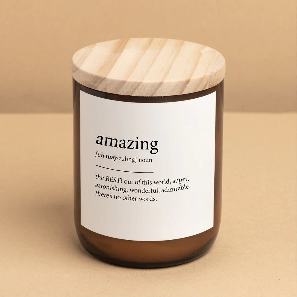 DICTIONARY MEANING CANDLE - AMAZING