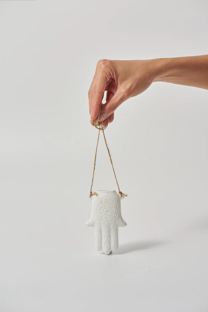 HAMSA HAND HANGING VASE