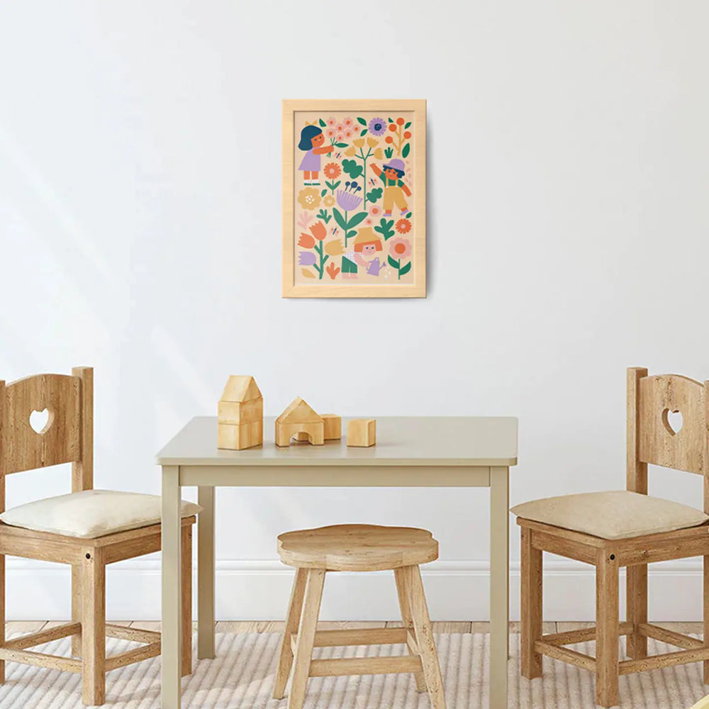 KIDS PAINT BY NUMBERS - FLOWER PATCH