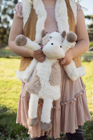 CLOVER THE COW - BEIGE