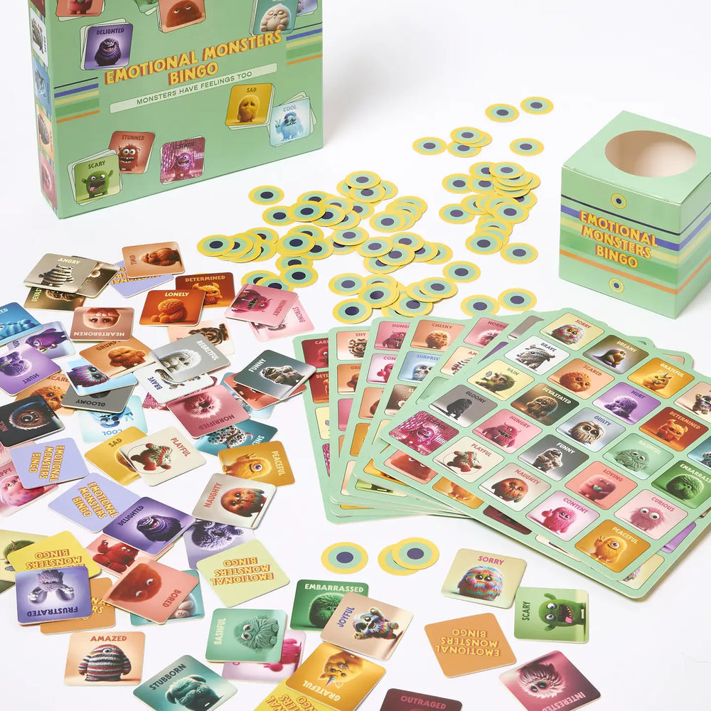 EMOTIONAL MONSTERS BINGO