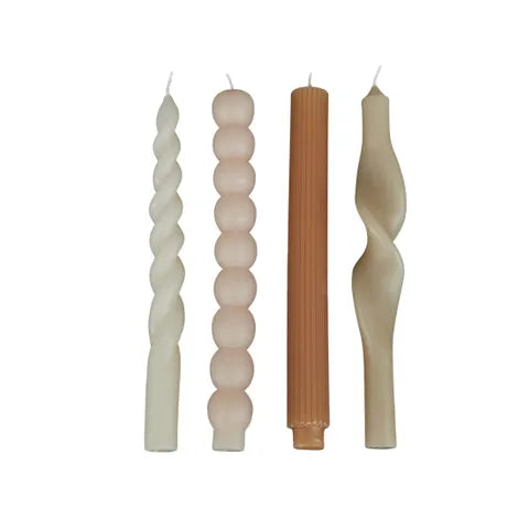 CURVE SET OF 4 CANDLE - MOOD TONES