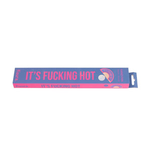 IT'S FUCKING HOT PINK & BLUE - HAND FAN