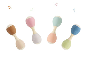 WOODEN DOUBLE END MARACAS