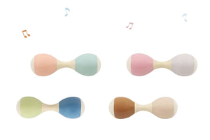 WOODEN DOUBLE END MARACAS