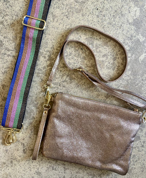 METALLIC CROSS BODY BAG - Urban Luxury