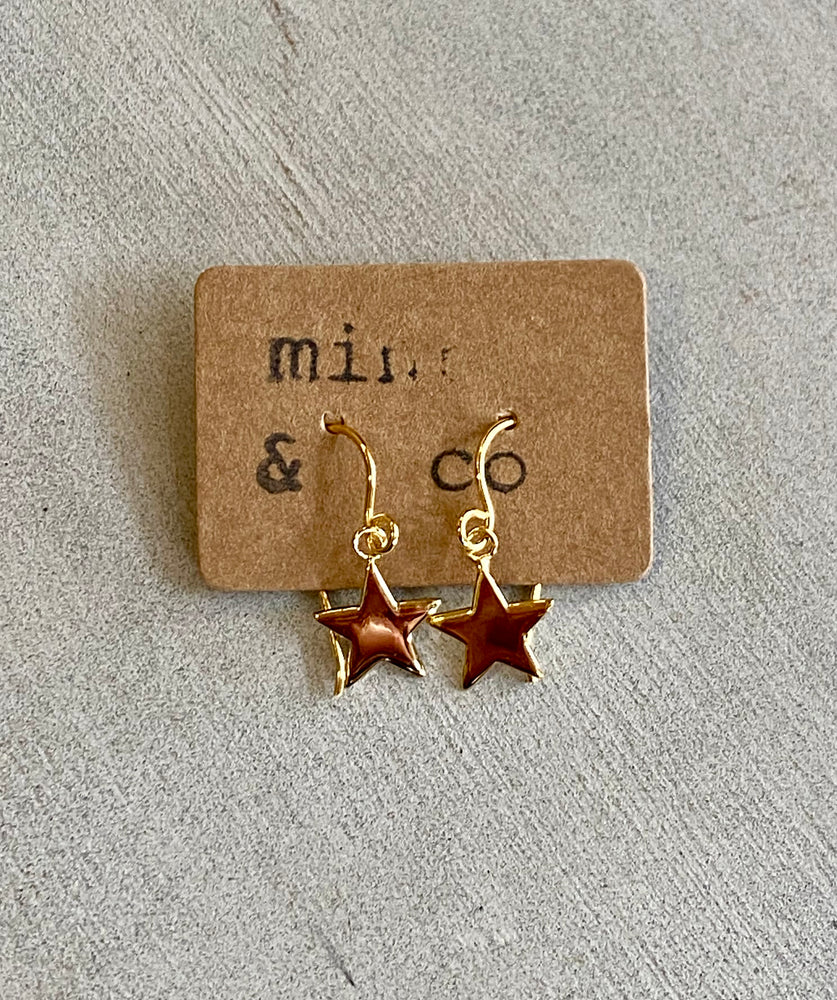 STAR GOLD EARRINGS