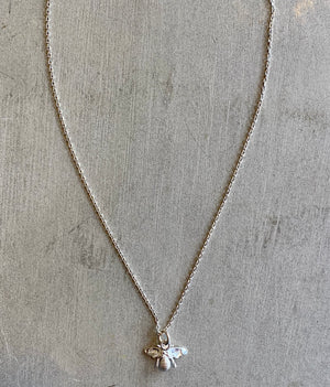 BEE SILVER NECKLACE