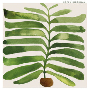 HAPPY BIRTHDAY PLANT CARD