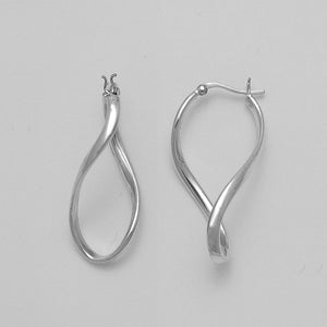 TWIST HOOP EARRING
