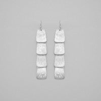 4 LAYER SILVER EARRINGS