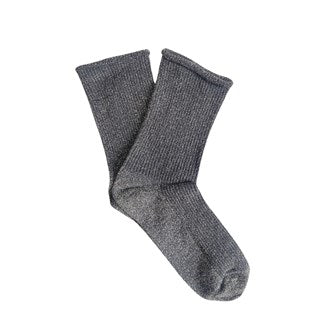 KLU GLITTER LUREX SOCKS - GREY