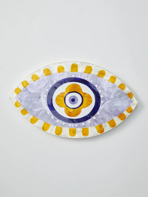 IRIS SKY VIOLET WALL ART