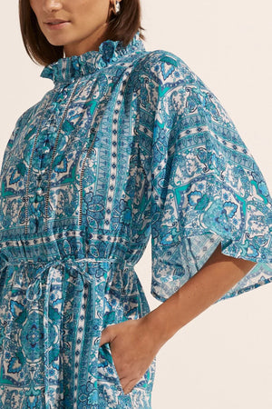NAVIGATE DRESS - SAPHIRE TILE