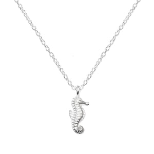 SEAHORSE SILVER NECKLACE