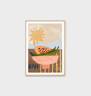 PAPAYA SUNRISE PRINT