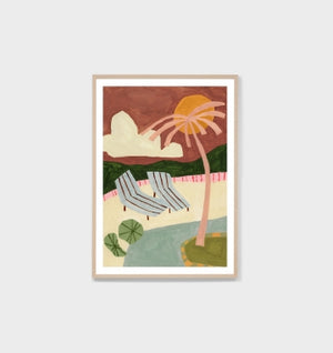 POOLSIDE PARADISE PRINT